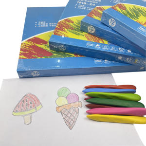 Crayons de cire colorés brillants personnalisés, non toxiques, lavables, en coffret de 12, 18, 24 ou 36, ensemble d'art - Product Image 3