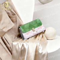 22 Couleurs Tissu Grainé Texture Lame Triangulaire PVC Cuir Synthétique pour Sacs Chaussures Accessoires DIY