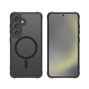 Nouvelle <span class=keywords><strong>coque</strong></span> de <span class=keywords><strong>téléphone</strong></span> hybride Armor Pro pour Samsung S25 Ultra/S25 Plus PC + <span class=keywords><strong>coque</strong></span> de <span class=keywords><strong>téléphone</strong></span> robuste enduite de caoutchouc mat givré translucide - Product Image 1