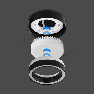 Daily Simple Design Precio al por mayor Accesorio de techo Instalación en superficie Gx53 Carcasa cilíndrica Gx53 Downlight Light Housing - Product Image 4