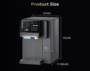 Desktop Hot Cold Reverse Osmosis <strong>Water</strong> Purifier <strong>Dispenser</strong> with Ice Maker - Product Image 4