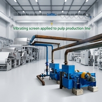 Máquina de Pulpa de Papel Reciclado con Criba Vibratoria de Acero Inoxidable Autolimpiante para Fábrica de Pulpa