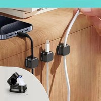 6 Piezas de Organizadores de Oficina, Clips Magnéticos Pequeños para Cables USB, Accesorios para Teléfonos Móviles