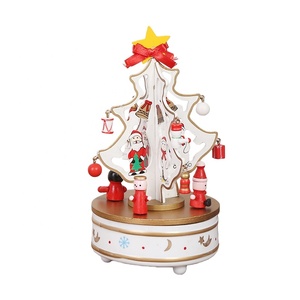 Décorations de Noël en bois <span class=keywords><strong>SANGOR</strong></span>, élégantes et créatives, nouveau lot de six bandes décoratives pour sapin, petites pendentives, lumières de Noël - Product Image 4