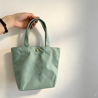 Sacs fourre-tout en coton personnalisés avec logo imprimé, faits à la main, 10 oz et 12 oz, écologiques et durables, avec longues poignées