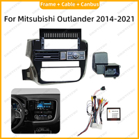 Autoradio Android 12,3 pouces avec écran, kit de panneau de tableau de bord, câble CANBUS pour Mitsubishi Outlander 2008-2021