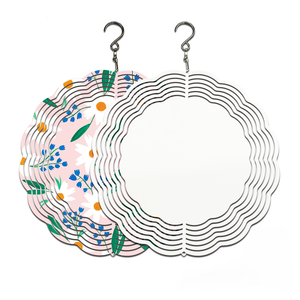 Wholesale Blank Sublimation Wind Spinners for <b>Garden</b> Ornament Decoration Wind Spinner Sublimation Blank 10 Inch - Product Image 1