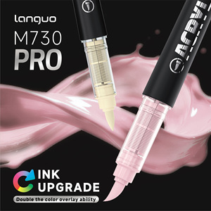 Marcadores Acrílicos de Flujo Directo Languo Rich Pigment, Versión Profesional de 9 Colores, Súper Mezclables para Pintura Artística - Product Image 2