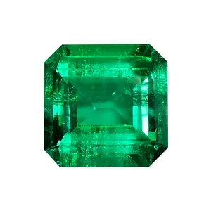 Hailer Jewelry prezzo all'ingrosso di carat GRA certified hydrotermal emerald colombian green lab grown emerald loose gemstones