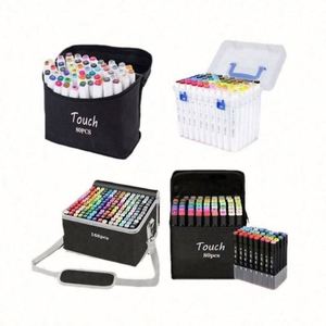 Lot de marqueurs pinceaux Mairun USA en gros, 24/36/48 couleurs, double embout, non effaçables, pour enfants, peinture et animation - Product Image 4