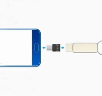 Adaptador de Tipo C a USB 2.0, Conector OTG de Micro USB Macho a USB A Hembra para Samsung, Xiaomi, Huawei