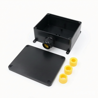 Boîtier de jonction étanche IP68 avec logo laser personnalisé et trou percé pour montage de PCB, éclairage LED extérieur, boîtier électrique CE RoHS