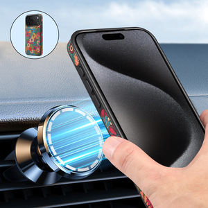 Funda de teléfono móvil Girls Trends Flowers para iPhone 17 Pro, fundas de teléfono móvil de cuero PU, compatible con carga inalámbrica y soporte para coche - Product Image 4