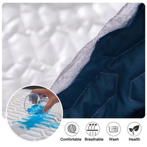 <span class=keywords><strong>Funda</strong></span> de cama <span class=keywords><strong>impermeable</strong></span> de microfibra suave, fundas de colchón acolchadas y protectores para el hogar y el hotel - Product Image 2