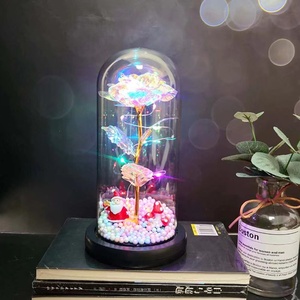 Rose Artificiali Galassia in Oro 24k con LED all'Ingrosso per Regali di San Valentino, Festa della Mamma e <span class=keywords><strong>Natale</strong></span> - Product Image 5