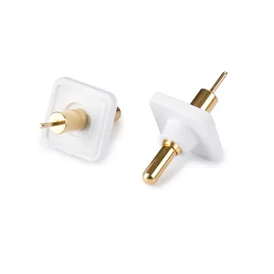 Conector de pino POGO com mola de furos personalizados Squ are 2.54mm 1Pin