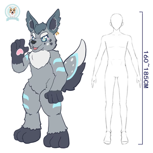 Disfraz de Animal Personalizado, Traje Completo de Peluche para Adolescentes, Disfraces de Cosplay para Fiestas de Cumpleaños, Traje de Anime Digitigrado - Product Image 1