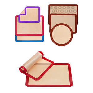 Rectangular Food Grade Silicone <b>Kitchen</b> Baking Mat Non-Stick Reusable Eco-Friendly Dishwasher Safe Customizable Size - Product Image 1