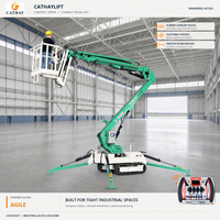 Plateforme élévatrice araignée sur chenilles tout-terrain 8m 10m 12m 14m 18m 20m
