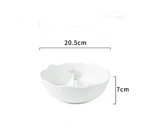 Vente en gros d'usine, bol à fruits en céramique simple, élégant et charmant pour les fêtes - Product Image 6