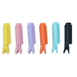 Free Sample Self Grip Root Volume Hair Curler Clip Naturally Fluffy Curly Hair Styling Tool Hair Root Fluffy Clip