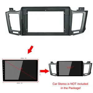 Accessories Car Accessories Ezonetronics 2 Din Auto Accessories Car Stereo Radio Fascia Stereo Panel Dvd Frame For Toyota RAV4 2013-2018