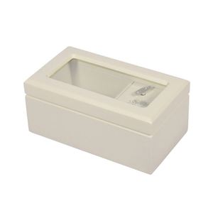 En gros Premium Rose Blanc <span class=keywords><strong>Classique</strong></span> En Bois de <span class=keywords><strong>Musique</strong></span> À Manivelle Boîte À Fleurs - Product Image 6