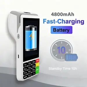 Système de point de vente portable Android 4G Suntek Sm4 à prix abordable avec imprimante 4800 mAh pour la gestion mobile du stationnement - Product Image 4