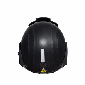 Casque de <span class=keywords><strong>moto</strong></span> demi-coque personnalisé avec <span class=keywords><strong>masque</strong></span> amovible, style gothique, en cuir <span class=keywords><strong>noir</strong></span> mat, pour motard, Warhammer, chevalier, cyberpunk - Product Image 2