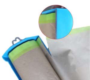 Dispensador de Rollo de Papel de Enmascarar Acrílico Wangogh, Resistente a Altas Temperaturas, Ecológico para Pintura en Aerosol - Product Image 1