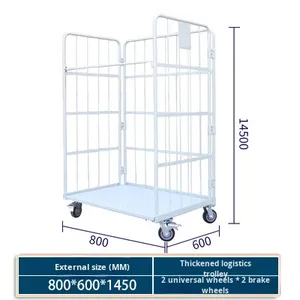Carretilla de Logística, Carro de Carga Resistente, Plegable, Resistente a la Oxidación, Herramienta de Manipulación <span class=keywords><strong>Express</strong></span> para <span class=keywords><strong>Supermercado</strong></span> - Product Image 6