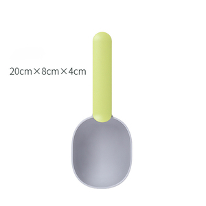 Nouveau Design cuillère d'alimentation pour animaux de compagnie en plastique de qualité alimentaire pour chien pelle épaissie ABS cuillère à nourriture pour chat avec Clip d'étanchéité