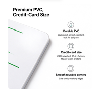 Carte de membre NFC Officielle LINE – Appuyez ici pour accéder à votre compte – PVC étanche – Avis instantanés sur les réseaux sociaux – Vente en gros pour restaurants et cafés