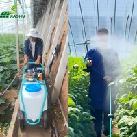Pulvérisateur de pesticides électrique 48V de type chariot avec rembobinage automatique du tuyau pour l'agriculture et l'élevage