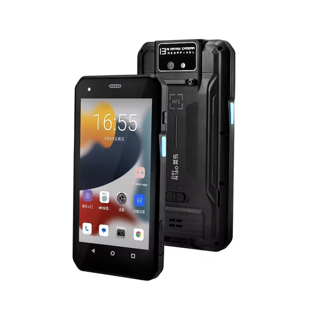 5 Inch Android 13.0 Barcode Scanner 5000 MAh Handheld Rugged PDA 4G Wi-Fi Data NFC Inventory Management 1D/2D  QR Code Scanner
