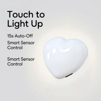 Porte-clés LED personnalisé en forme de cœur, veilleuse rechargeable par USB, sensible au toucher, pendentif de sac, décoration, cadeau