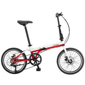 Bicicleta plegable ultraligera de 20 pulgadas, bici portátil de velocidad variable, Unisex, para trabajo general, ocio, para adultos