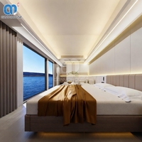 Maison capsule préfabriquée modulaire portable avec structure en acier, résistante aux intempéries, pour chambre à coucher, usage extérieur - Tiny Home Villa Bureau