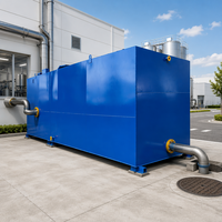 Équipement de traitement des eaux usées MBR intégré en acier inoxydable 304 316L pour les eaux usées industrielles domestiques et les camps miniers