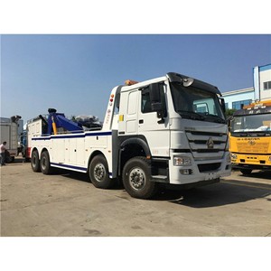 Camión de Remolque Pesado HOWO 8x4 de 30 Toneladas, 371HP, Pluma Integrada, Elevador de 20-25T, Doble Cabrestante de 10T, para Recuperación Pesada, en Venta - Product Image 2
