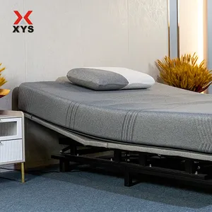 Kral kraliçe tek kişilik nefes tasarım yüksek yoğunluklu köpük yatak yastık üst yatak otel ev için