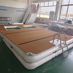 Plateforme flottante <span class=keywords><strong>gonflable</strong></span> transfrontalière pour la pêche en mer, <span class=keywords><strong>lit</strong></span> aquatique, tapis flottant, coussin d'air, tapis <span class=keywords><strong>magique</strong></span> - Fabricant - Product Image 1
