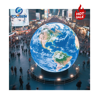 Pantalla LED Esférica Publicitaria P1.5 a Todo Color, 360 Grados, IP65, 7680Hz, para Uso en Interiores y Exteriores, Centros Comerciales, Pantalla de Video LED