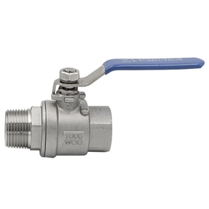 สแตนเลสสตีลวาล์วท่อน้ํา DN8/10/15/20/32/25 ภายในด้านนอกบอลวาล์วสวิทช์ 1/4 3/8 1/2 1" - Product Image 4