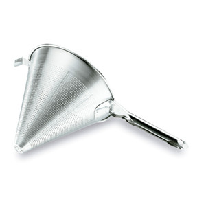 Colino conico in acciaio inox, setaccio da cucina perforato per cucinare - Product Image 1
