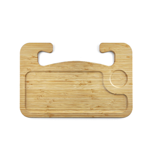 <span class=keywords><strong>2</strong></span> trong 1 xe chỉ đạo Wheel bàn tre hai mặt khay Lap bàn cho thuận tiện làm việc ăn uống - Product Image 1