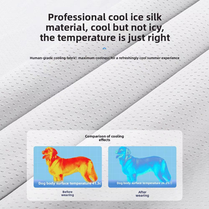Rompi Pendingin Anjing Tahan Panas Musim Panas, Mantel Pendingin Hewan Peliharaan yang Bernapas Model BL-695 untuk Penggunaan di Luar Ruangan - Product Image 1