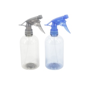 High quality environmental PET/PP empty transparent 100ml 200ml 500ml plastic spray bottles continous spray bottle