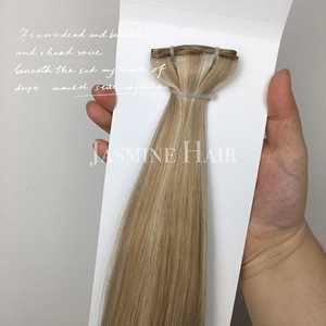 Extensiones de Cabello Humano Ruso Invisibles, Finas, Sin Costuras, Doble Trama, Cabello Virgen Remy, Cutícula Alineada, Permanente, Todos los Colores - Product Image 3