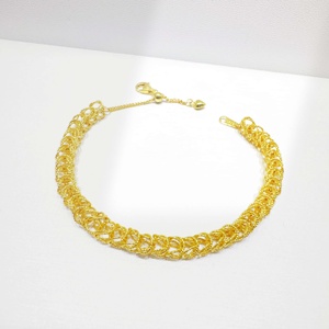 Pulsera de plata de ley 925 personalizada con dije chapado en oro de 18k, joyería de moda al por mayor, regalo de lujo, pulseras de trébol hechas a mano para mujer - Product Image 1